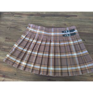 Women's Plaid Pleated Skirt